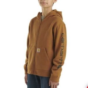 Carhartt • BOYS' LONG-SLEEVE FULL-ZIP LOGO SWEATSHIRT